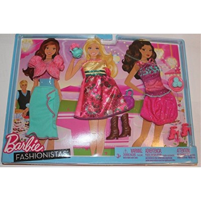 Barbie Fashionistas Day Looks Clothes - Tea Party Outfits   